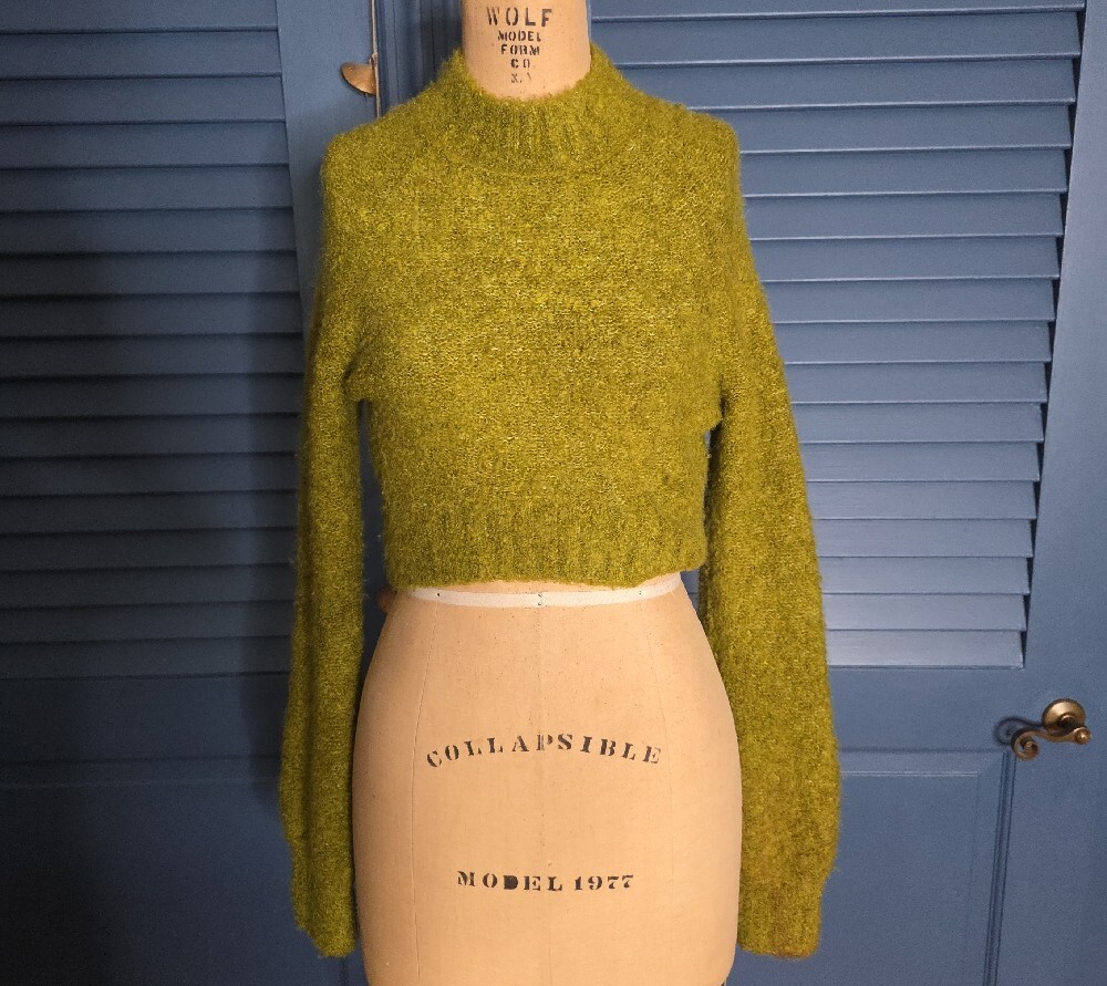 Urban Outfitters Olive Teddy Jacket